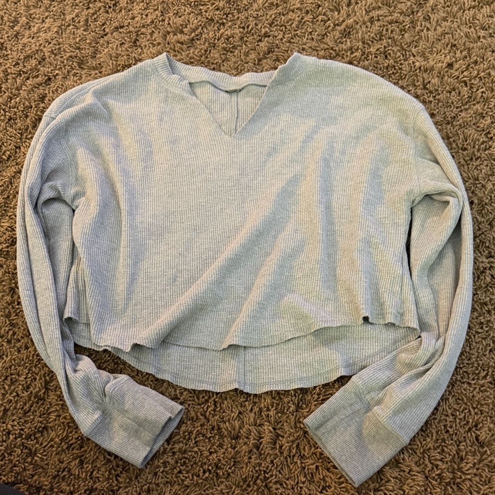 Wild Fable Light Blue Long Sleeve Top
